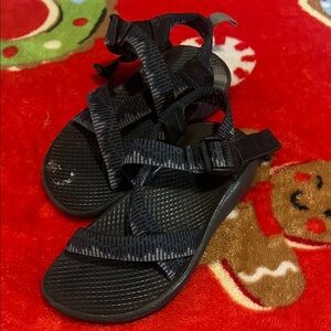 Chaco Kids Black Striped Sandals